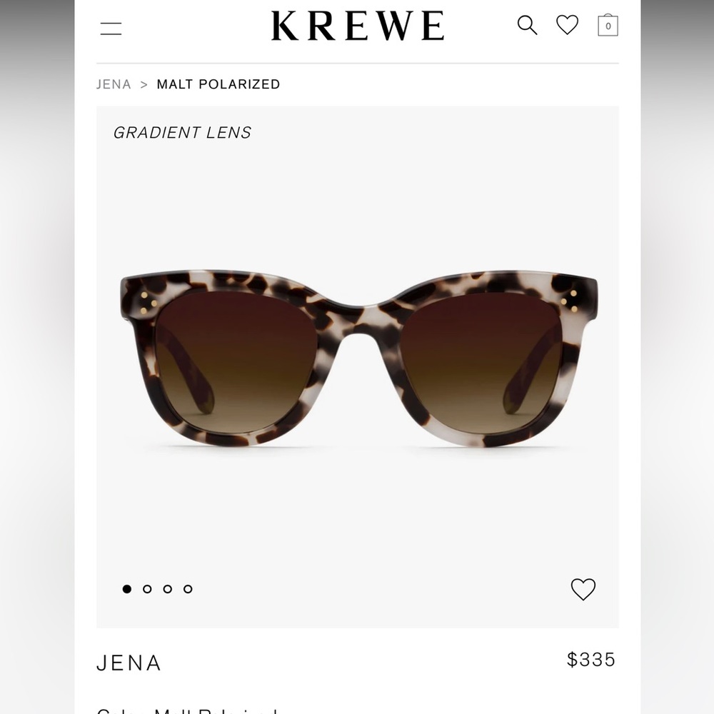 NWT Krewe Polarized Jena Glasses